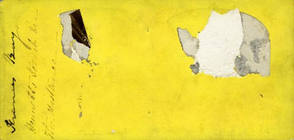 Reverse of Stereoscopic image of Frances Bay, Port Darwin, 1869
