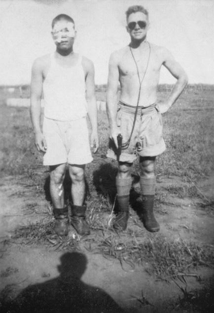 Injured Sergeant Hajime Toyoshima.